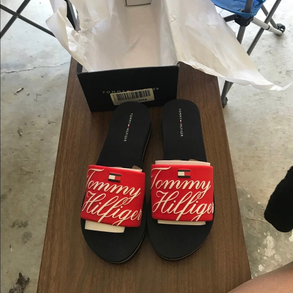 Tommy Hilfiger Platform Slides